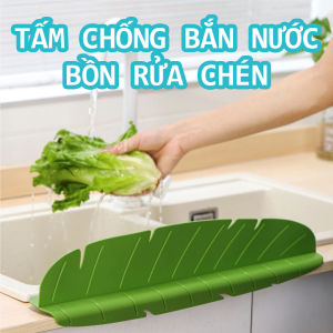 Tấm Chắn Nước Bồn Rửa Chén Chống Bắn Nước Dầu Mỡ Dành Cho Nhà Bếp Silicone Cao Cấp