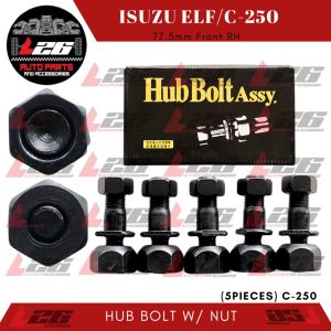 77.5mm Isuzu Elf C-250 FRONT/REAR HUB BOLT WITH NUT STUD WHEEL HUB DRUM RH/LH