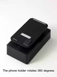 F16 Multi-function foldable phone stand with Bluetooth speaker （360 degree rotation）
