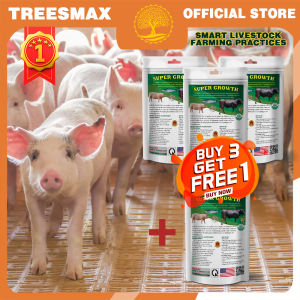 Combo Buy 3 Free 1 Penternakan pintar - Super Growth - Serbuk penambahan berat badan haiwan premium
