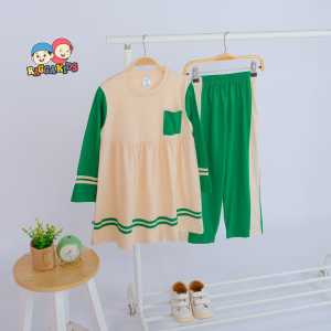 Setelan tunik olahraga anak perempuan Raggakids usia 3 - 13 tahun Seragam olahraga anak perempuan