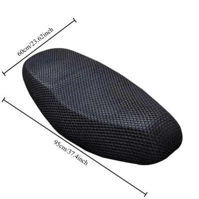 Elastic Universal Motorcycle Seat Cover Waterproof Moto Cushion Seat Protector Waterproof Scratch-proof Anti-Slip Seat Protector