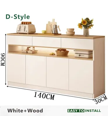 MANDA Storage Cabinet Kitchen Cabinet Wooden Lockers Modern Minimalist Kitchen Cabinets Kitchen Island