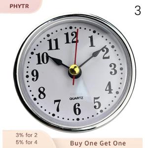 PHYTR HOT Classic Clock Craft Quartz Movement Dia.65mm Round Clocks Insert Roman Number Little Clock Arabic Numbers Wall Decor