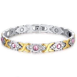 "Stylish and Detachable Magnetic Charm Bracelet with Diamond Inlay - Cloud Brocade Bestseller in the Fashion Accessories and Jewelry Category"