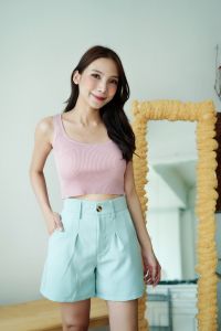 [ส่งไว] 💖กางเกงขาสั้นทรงเบสิคเก็บทรงพรางหุ่นก็ใส่ได้สบาย  ใส่ยังไงก็สวย 🚀ส่งเร็วมาก🚀 มีไซส์มินิ XS น๊าาา