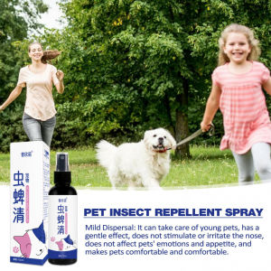 100ml Pet Fleas Repellents Spray for Dog Cat Anti Flea Spray Fleas & Tick Control Spray Drive Away Tick and Flea Spray Anti flea and ticks for dogs dog anti tick