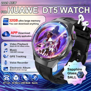 2025 New For Android iOS Watch DT5pro Smart Watch 4GB Big Memory GPS Navigation MP3/MP4 Player APP Download Sports trackr Women Smartwatch
