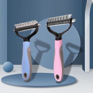 ER52858 Pet Supplies for Long Hair Pet Grooming Products Hairdressing Tools Grooming Slicker Brush Dog Cat Pet Comb Cat Deshedding Brush Hair Removal Comb Dog Fur Trimming