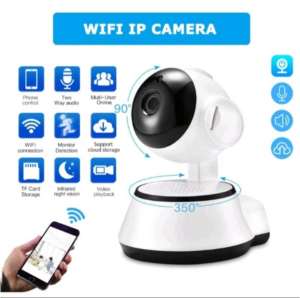 V380 Panoramic Camera HD Wireless Night Vision Wi-Fi IP Camera 360° CCTV Home Security Camera Audio and Mobile View