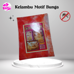 Kelambu Murah Motif Bunga Manohara Ukuran Jumbo 200x180x180 cm Perlengkapan Rumah Kamar tidur Kotak Gantung