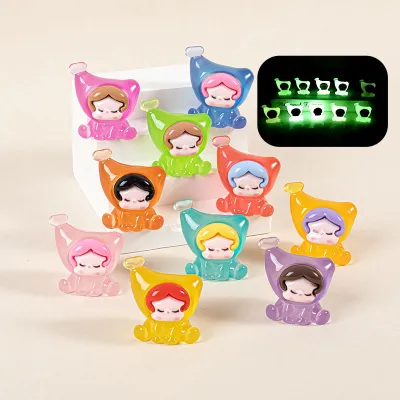 Combo 10 túi kẹo tự xé PHÁT SÁNG Blind Bag Túi mù Labubu Capybara Kiki Sanrio làm quà tặng cho bé