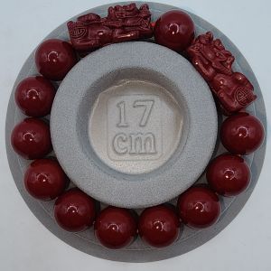 (SG Seller Ready Stocks) High Grade Natural Cinnabar Pixiu Bracelet 14mm+ 高级天然朱砂貔貅手链 14+ 毫米