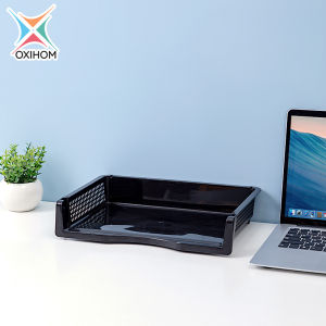 Oxihom Rak Susun Rak Dokumen Kertas Stationary Plastik Stackable Tray