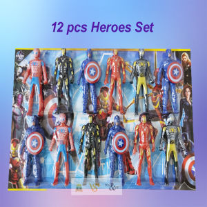 Children toys Avengers Hero Model / Super Hero / Superman / Robot Warrior / Heroes Set Mainan Budak
