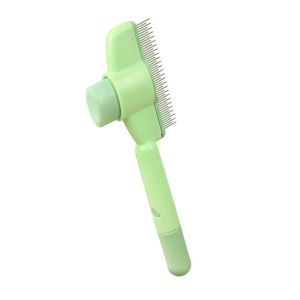 Pet Dog Cat hair comb massage flea removal self-cleaning comb