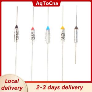 [COD] AqToCna Ship within 24 hours 10PCS Metal Thermal Fuse 10A 15A 250V Temperature 142° 150° 172° 185° 216° For Electric Rice Cooker