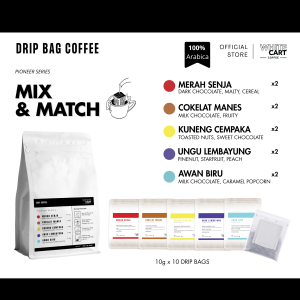 WHITE CART DRIP COFFEE | 10g x 10 bags | 100% Arabica Coffee Beans