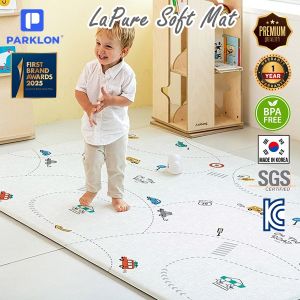 [L 5 colors] PARKLON แผ่นรองคลานเกาหลีเกรดพรีเมี่ยม รุ่น La Pure Soft Mat ขนาด 140x210 หนา 1.5cm