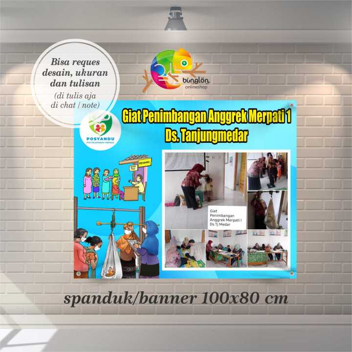 Spanduk Banner Posyandu Bisa Custom Desain Lazada Indonesia