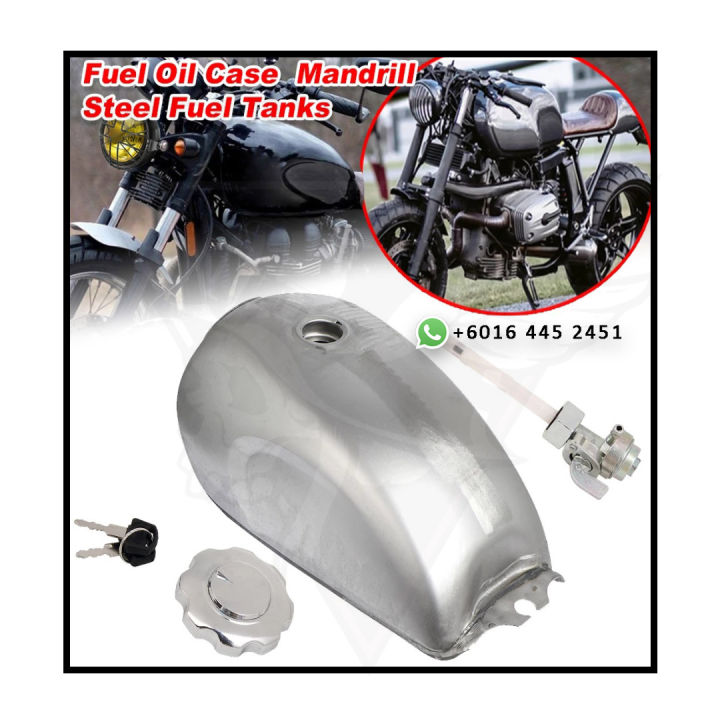PETROL FUEL TANK MANDRILL H6GN125 MODIFIED UNIVERSAL CUSTOM MOTORCYCLE ...