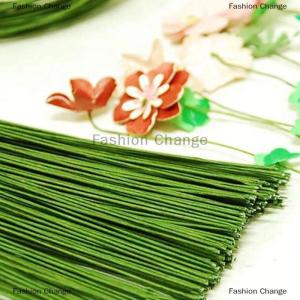 [COD] Fashion Change 100Pcs 40cm Floral Wire Stems High Quality Paper Covered Artificial Branches Twigs Iron Wire For DIY Flower Making Accessory