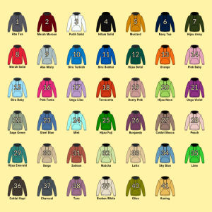 Hoodie Jumper Pria Polos Bahan Soft Katun Fleece Tebal Premium