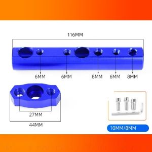 Pát gắn đèn trợ sáng ghi đông xe máy hợp kim nhôm