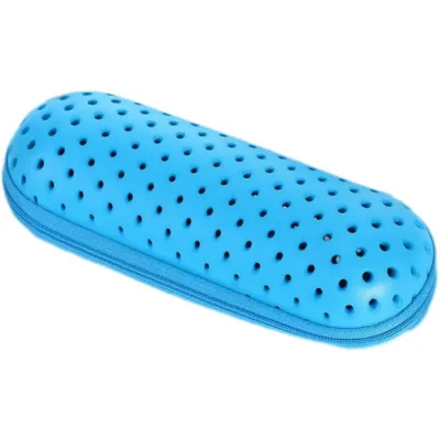 KENYBGU EVA Swim Goggle Case Portable Hollow Zipper Eyeglasses Case Fashion with Air Holes Swimming Storage Box Women