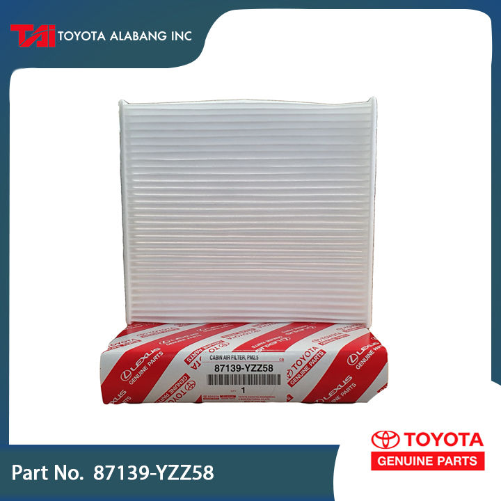 Toyota Genuine Cabin Air Filter Particle PM2.5 (87139-YZZ58)