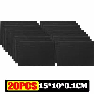 20PCS Self Adhesive Furniture Leg Pads Desk Sofa Legs Furniture Anti Slip Pads Cuttable Floor Protector Mats Bumper Damper