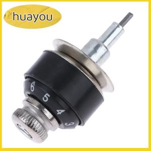 huayou จักรเย็บผ้าในครัวเรือนเก่าด้ายที่หนีบปรับความตึงเท้าบนอุปกรณ์ตกแต่งบ้านแบบเก่า