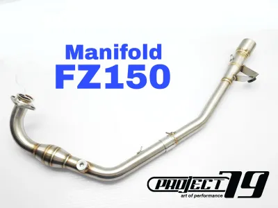 Project79 Exhaust Yamaha FZ150 Full System Piping Stainless Steel Muffler Ekzos Manifold FZ150I QPM05 Motor Accessories