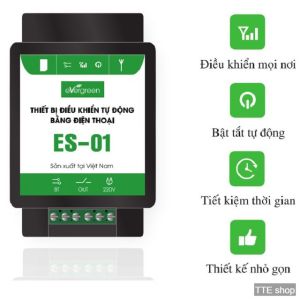 ĐIỀU KHIỂN 1 CỔNG TỪ XA BẰNG ĐIỆN THOẠI QUA SMS [GẮN SIM] - ES01