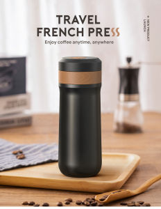 American Coffee 320ML Vacuum Insulation Stainless Steel Thermal Mug [Grounds and Water Are Separated] [Not Change The Taste] [i Cafilas] [FK11]