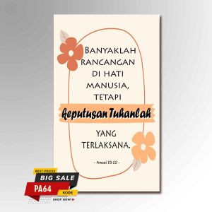 Hiasan Dinding Suvenir Pajangan Firman Tuhan Ayat Alkitab Katolik Kristen 6