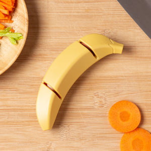 Candy Online Creative Banana Whetstone Kitchen Knife Sharpener Professional Scissors Ceramic Whetstone Tool