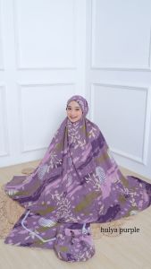 MUKENA HULYA SET SAJADAH DALANOVA DEWASA MUKENA HULYA COUPLE IBU DAN ANAK TERBARU MUKENA PRINTING MUKENA ADEM LEMBUT DAN RINGAN