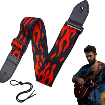 KAWES STRAP GITAR AKUSTIK Peath Head Head Disesuaikan Tali Bahu Untuk Gitar Bass Guitar Accessories