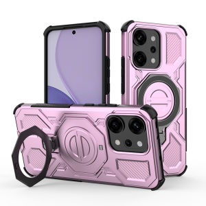 Shockproof Armor Protection Phone Case For Oppo Reno 14 Pro 5G Car Magnetic Holder Back Cover for Reno14 Reno14pro Funda