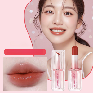💕Thousands of People Thousands of Colors💕Macaron Mirror Temperature-Changing Lipstick Color-Changing Lip Balm Korean Nude Lip Glaze Water-Light Mirror Four-Season Lipstick