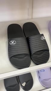 Daily Casual Home Slippers For Men Summer Indoor Thick-Soled Simple Bathroom Flat Plastic PVC Sandals