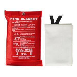 Fire Blanket Emergency for Home Kitchens Fiberglass Fire Suppression Blanket for School Fireplaces CarKitchen