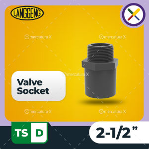 Langgeng Valve Socket TS-D 2-1/2" - Fitting PVC