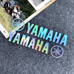ยามาฮ่าสะท้อนแสงสติ๊กเกอร์โลโก้รูปลอกด้านร่างกายหน้ากระจกบังลมมอเตอร์ไซค์