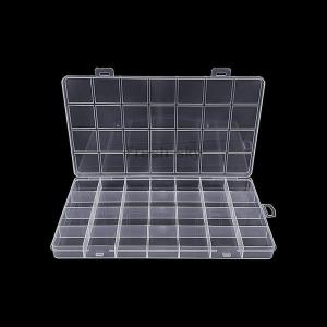 [COD] Fresh sky 28 Grids Transparent Organizer Box Plastic Square Organizers Storage Boxes For Home Makeup Jewelry Accessories Organizer