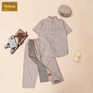 SARKOCI - SARUNG KOKO DAN PECI SETELAN PAKAIAN ANAK-ANAK BERWARNA BY MADINAH COLLECTION