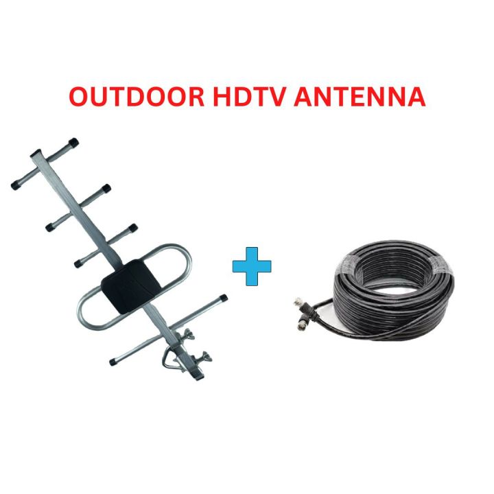 ( DTVO8 ) OUTDOOR DIGITAL TV ANTENNA W/ BOOSTER Lazada PH
