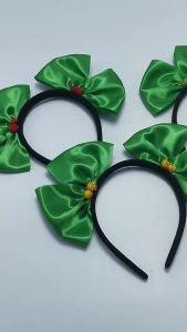 Saint Patricks Day Bow Headband Hair Hoop Green Shoulder Sash Party Accessories for Irish Day Costume Holiday Supplies