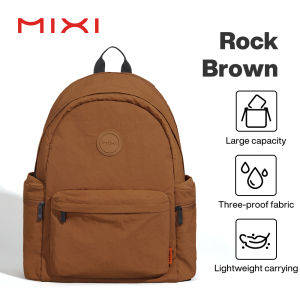 MIXI Outdoor Lightweight Backpack Casual Carry On Laptop Backpack Travel Bookbag for Women Men Water Resistant Durable Small Hiking Bag for Camping Weekender Sports College Work KM5266